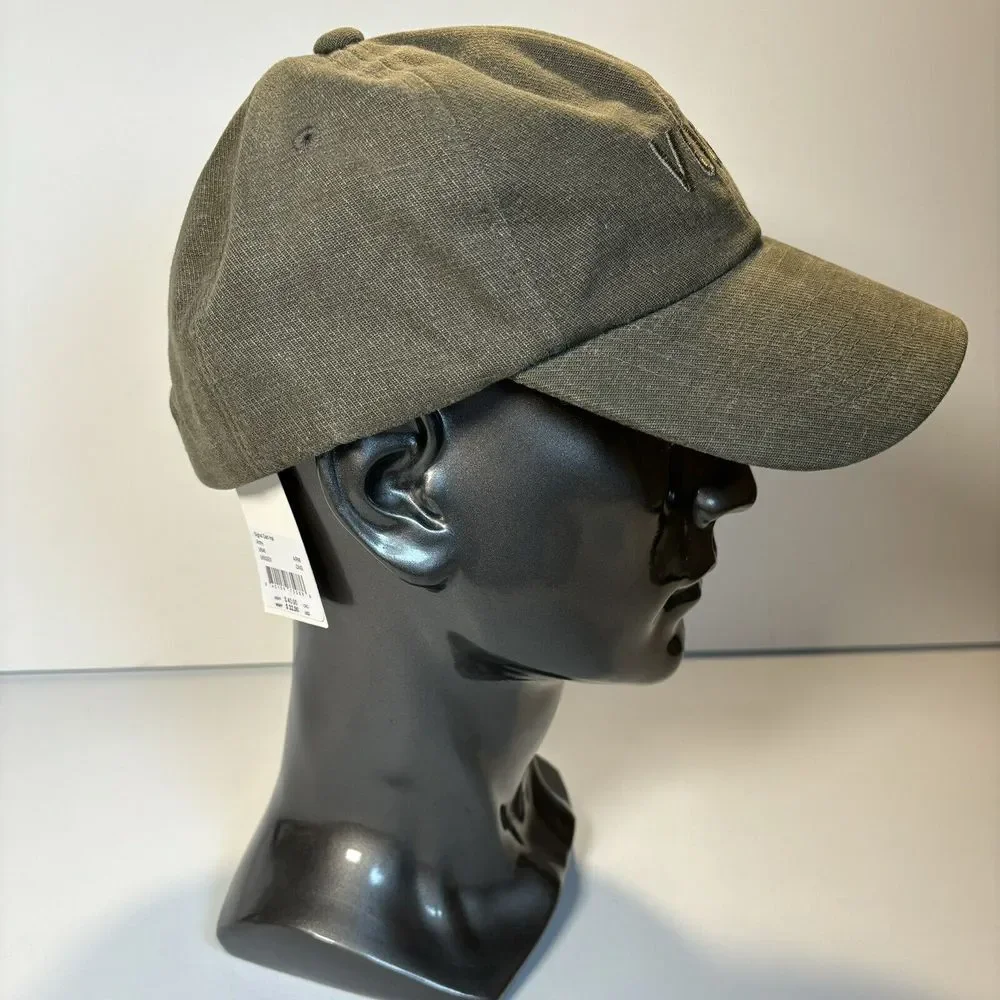 Vuori Ball Cap Unisex BackStrap  Army‎ Green Logo Embroidered Tags Travel Hike